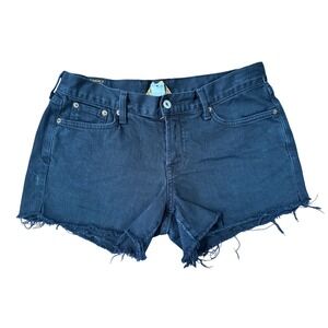 Lucky Brand Women's Black Classic Ryder Cotton Jean Short Size 28 / 6